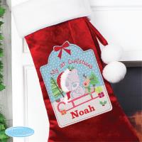 Personalised Tiny Tatty Teddy My 1st Christmas Luxury Stocking Extra Image 2 Preview